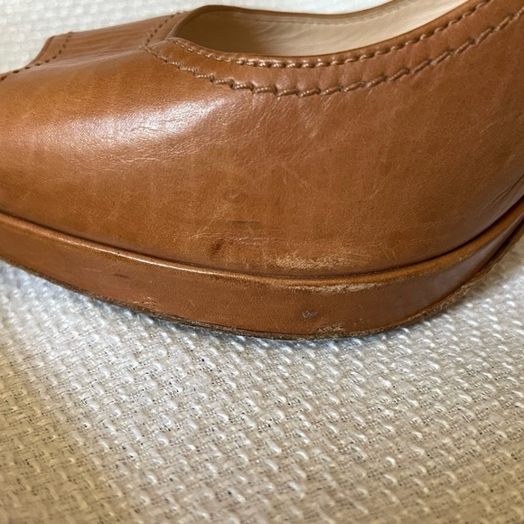 Prada tan peep toe shoes - Picture 11 of 12